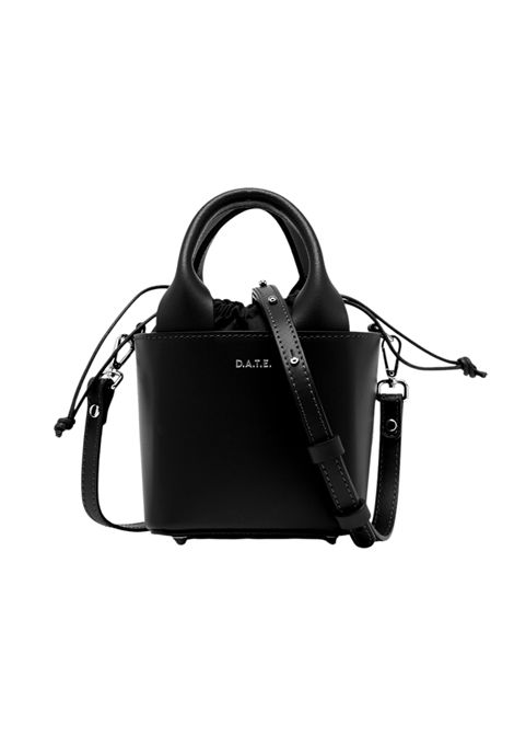 CUBO BAG LEATHER BLACK D.A.T.E. | bags | B431 CB LEBK